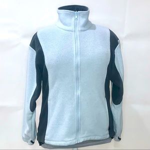 Columbia - Blue Womens Zip Up Fleece Jacket Size S
